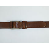 Men's Belt By PICCODER Turkey Genuine Leather Solid 3100 Brown