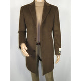 Men's CASILA Turkey Top Winter Coat Wool, Cashmere Blend 403140-18 Brown