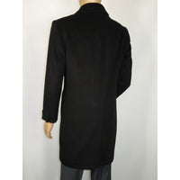 Men's CASILA Turkey Top Winter Coat Wool, Cashmere Blend 403230-01 Black