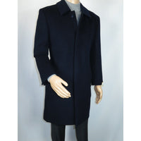 Men's CASILA Turkey Top Winter Coat Wool, Cashmere Blend 403230-15 Navy