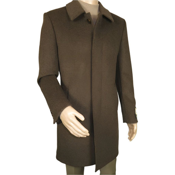 Men's CASILA Turkey Top Winter Coat Wool, Cashmere Blend 403230-19 Brown