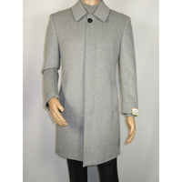 Men's CASILA Turkey Top Winter Coat Wool, Cashmere Blend 403230-23 Silver