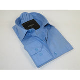 Men's Shirt Hankie CASILA Turkey Cotton Blend Long Sleeves 501770-15 Blue