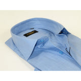 Men's Shirt Hankie CASILA Turkey Cotton Blend Long Sleeves 501770-15 Blue