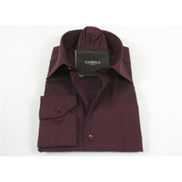 Men's Shirt Hankie CASILA Turkey Cotton Blend Long Sleeves 501770-16 Burgundy