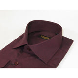 Men's Shirt Hankie CASILA Turkey Cotton Blend Long Sleeves 501770-16 Burgundy