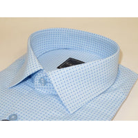 Men's Shirt Hankie CASILA Turkey Cotton Blend 501880-04 Blue Dots