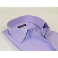 Men's Shirt By CASILA Turkey Cotton Blend Long Sleeves 502000-10 Solid Lavender