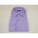 Men's Shirt By CASILA Turkey Cotton Blend Long Sleeves 502000-10 Solid Lavender