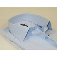 Men's Shirt, Hankie CASILA Turkey Cotton Blend 502020-10 Blue Herringbone