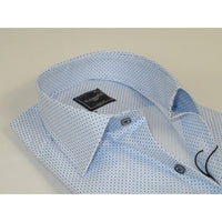 Men's Shirt Hankie By CASILA Turkey Cotton Blend 502100-05 Blue Dots