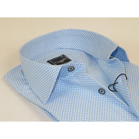 Men's Shirt Hankie By CASILA Turkey Cotton Blend 502100-06 Blue Dots