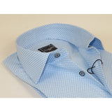 Men's Shirt Hankie By CASILA Turkey Cotton Blend 502100-06 Blue Dots