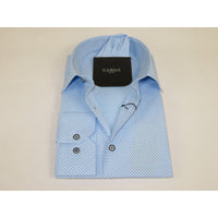 Men's Shirt Hankie By CASILA Turkey Cotton Blend 502100-06 Blue Dots