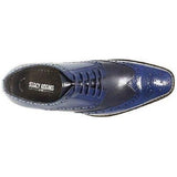 Stacy Adams Tinsley Wingtip Oxford Mens Shoes Cobalt Multi  Lace Up 25092-468