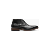 Stacy Adams Maxwell Plain Toe Chukka Boot Smooth leather Black Lace Up 25551-001