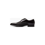 Stacy Adams Pharoah Cap Toe Oxford Shoes Wedding Prom Black Patent 25530-001