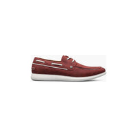 Stacy Adams Reid Moc Toe Lace Up Boat Shoes Lightweight Red 25592-600