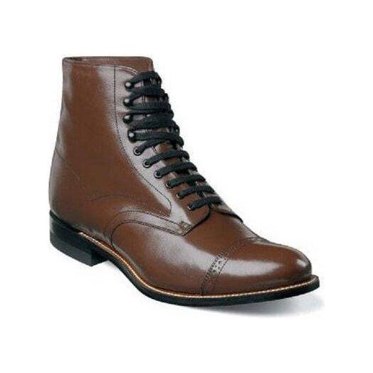 Stacy Adams Men's Madison High top Boot Brown Biscuit Leather 00015-02