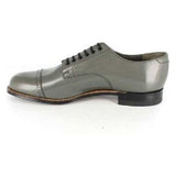 Original Mens Stacy Adams Biscuit Shoes Steel Gray Soft Leather Madison 00012-10