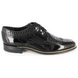 Stacy Adams Mens Black Shoes Dayton Wingtip Shiny Leather Tuxedo 00605-01