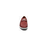 Stacy Adams Reid Moc Toe Lace Up Boat Shoes Lightweight Red 25592-600