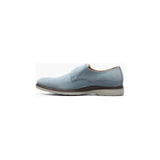 Men's Stacy Adams Taylen Plain Toe Monk Strap Casual Shoes Light Blue 25589-459