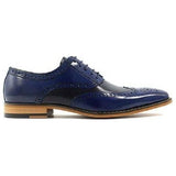 Stacy Adams Tinsley Wingtip Oxford Mens Shoes Cobalt Multi  Lace Up 25092-468