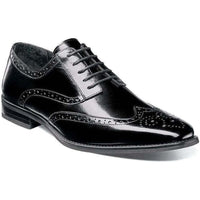 Stacy Adams Tinsley Wingtip Oxford Mens Shoes Black Lace Up 25092-001