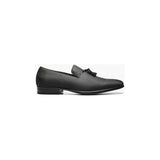 Stacy Adams Tazewell Plain Toe Tassel Tuxedo Shoes Slip On Black 25343-001