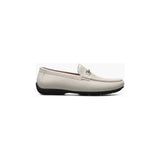 Stacy Adams Corley Moc Toe Bit Slip On Light Weight Summer Shoes White 25579-100