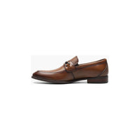 Stacy Adams Kaylor Moc Toe Bit Slip On Leather Dress Shoes Cognac 25572-221