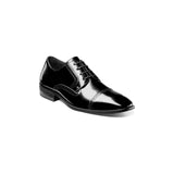 Stacy Adams Abbott Cap Toe Oxford Leather Shoes Black Comfortable 20159-001