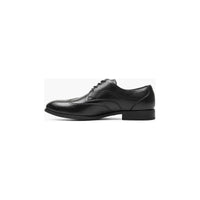 Stacy Adams Brayden Wingtip Oxford Shoes Smooth Leather Black 25635-001