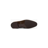 Stacy Adams Ferdinand Moc Toe Bit Slip On Dressy Men's Shoes Cognac  25455-221