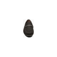 Stacy Adams Corby Saddle Slip On Walking Shoes Black 25513-001