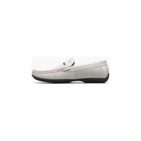 Stacy Adams Corby Saddle Slip On Walking Shoes White  25513-100