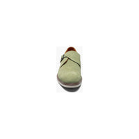 Men's Stacy Adams Taylen Plain Toe Monk Strap Casual Shoes Pistachio 25589-335