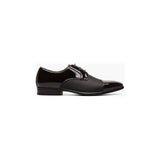 Stacy Adams Pharoah Cap Toe Oxford Shoes Wedding Prom Black Patent 25530-001