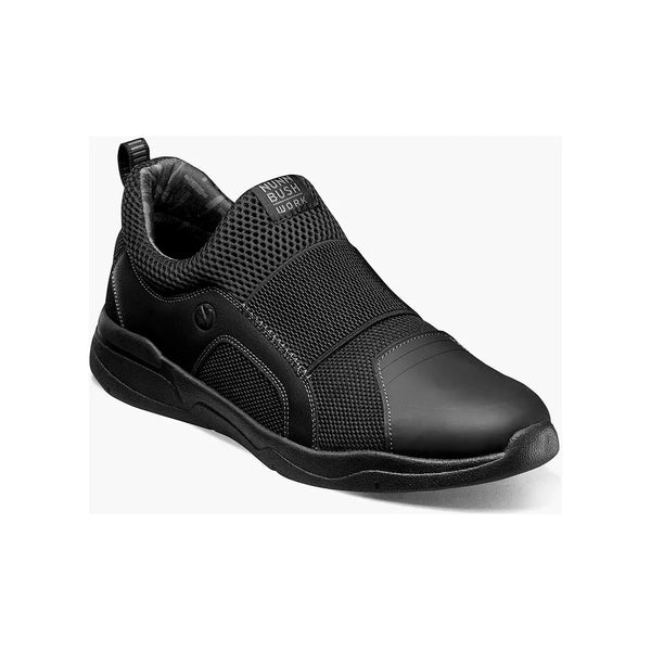 Nunn Bush Grazie AP1 Work Splash Guard Slip On Chef Shoes Black 85121-001
