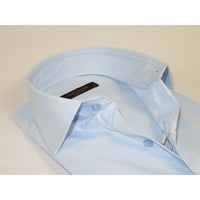 Men's Dress Shirt ENZO PARK Turkey Soft Cotton Wrinkle Resistant Enzo2 Blue