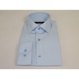 Men's Dress Shirt ENZO PARK Turkey Soft Cotton Wrinkle Resistant Enzo2 Blue