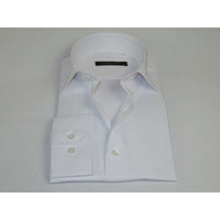 Men's Dress Shirt ENZO PARK Turkey Soft Cotton Wrinkle Resistant Enzo1 White