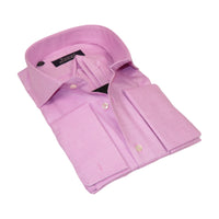 Men's Shirt FAMOZO Turkey 100% Cotton Cut-away Collar French Cuffs FA1 Pink