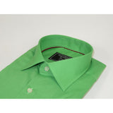 Men's Dress Shirt GIAN FRANCO RUFFINI Turkey 100% Cotton GFR-1 Green