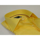 Men's Dress Shirt GIAN FRANCO RUFFINI Turkey 100% Cotton GFR-2 Yellow