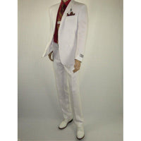 Adolfo Men's Linen Suit summer suit Breathable and comfortable C500 White - J.Valintin Men's Wear Legend - 8892