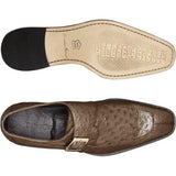 Belvedere Josh Ostrich Single Buckle Dress Men's Shoe Brown 114011 - J.Valintin Men's Wear Legend - Josh 114011 Brown_9