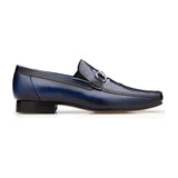 Belvedere Men's Bruno Genuine Ostrich Leg and Italian Calf Loafer Navy 1026 - J.Valintin Men's Wear Legend - Bruno Navy 1026_10