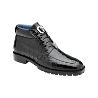 Belvedere Men's Dress Boot Gallardo Genuine Caiman Crocodile Black U02 - J.Valintin Men's Wear Legend - Gallardo Black U02_10